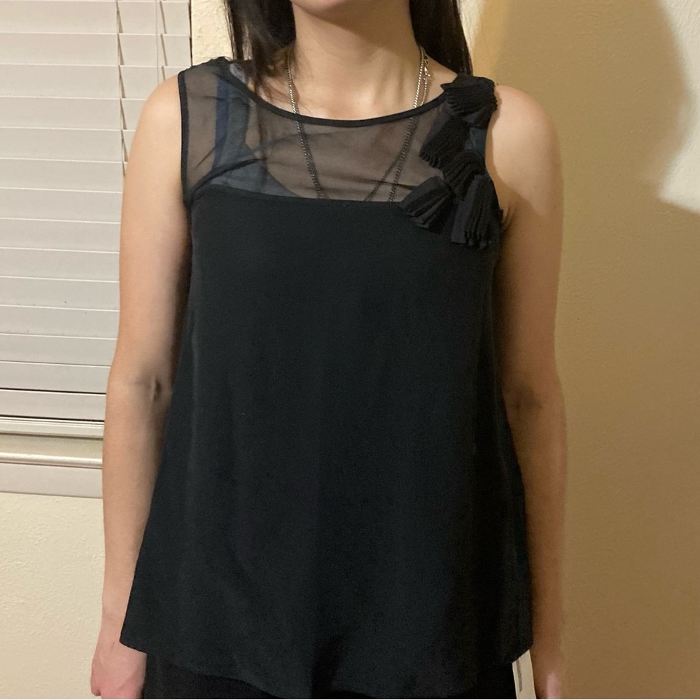 Elegant Black Sleeveless Top